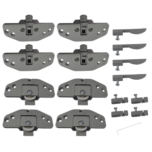 Комплект фурнітури SLX для двох дверей, навантаження 30 кг