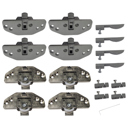 Комплект фурнітури SLX для двох дверей, навантаження 40 кг