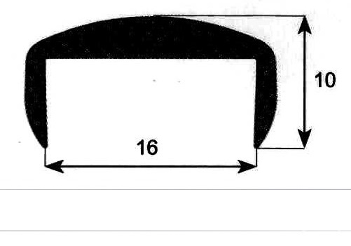 Планка С-16 Білий 51, 2600 мм