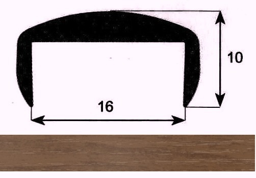 Планка С-16 Горіх 2713, 2600 мм