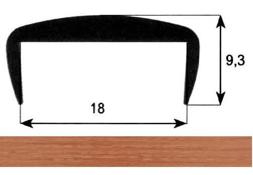 Планка С-18 Вишня черв. 2332, 2600 мм