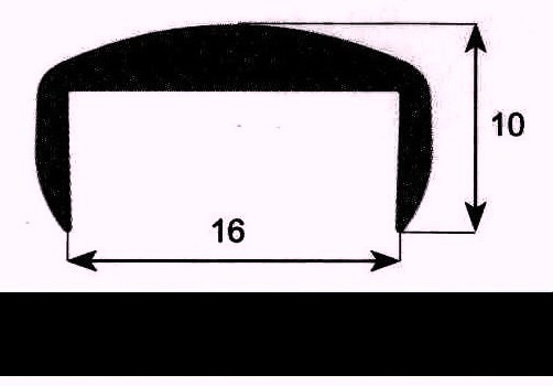 Планка С-16 Чорний 52, 2600 мм