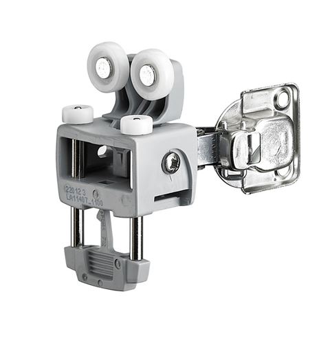 Ролик верхній WingLine L, правий, з функцією самозачинення, вага стулки 12 кг (9237484) Hettich