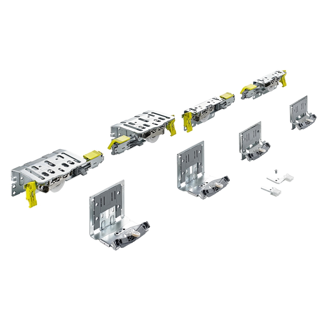 Комплект роликів TopLine XL STB19/17мм, для 2 дверей, товщина 22-30 мм, 80 кг (9275794)