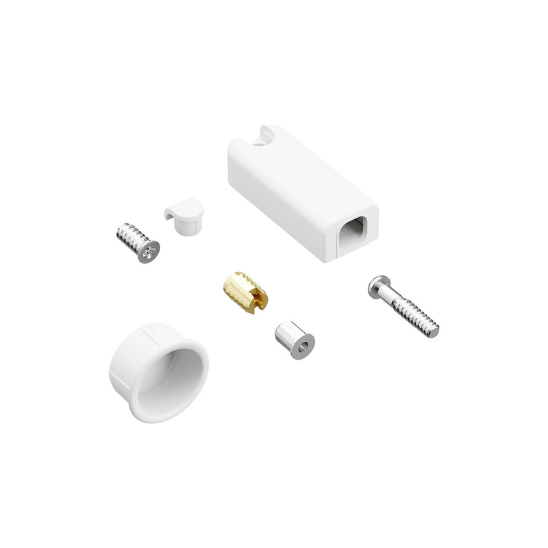 Механічний фіксатор для Push to move для WingLine L, під прикручування, відступ полиці на 3 мм, білий (9282600)