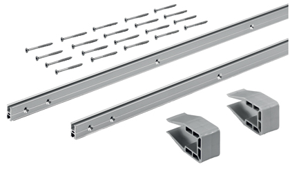 Комплект профілів SlideLine M, 2 профілі, 18 mm, довжина 2500 mm (9209167) Hettich