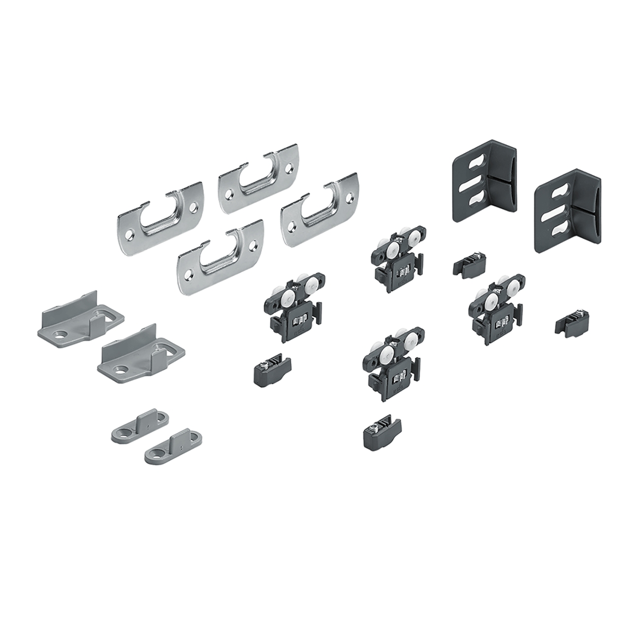 Комплект фурнітури SysLine S без дотягувача Silent System (9136103) Hettich