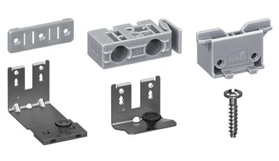 Х TopLine L Комплект нижніх роликів 2-х дверей, 25 мм, EB 37