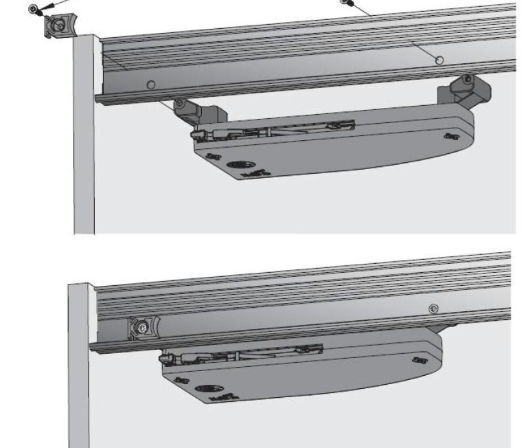 Х Комплект дотягувачів TopLine M, для 2-х дверної шафи