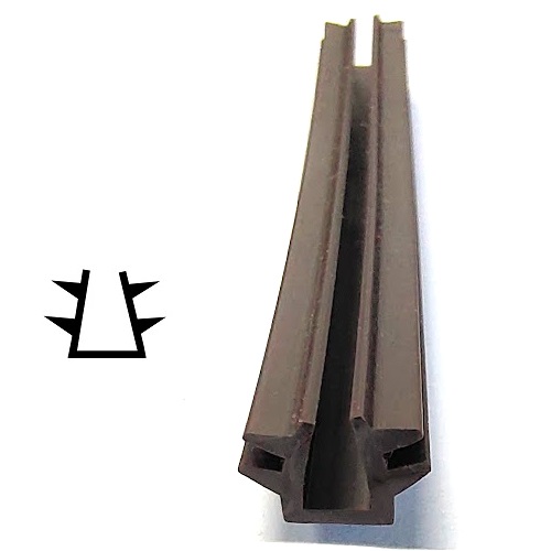 Ущільнювач 4 мм, темно-коричневий