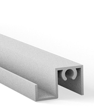 Профіль горизонтальний верхній FINO/MIRO - 5,1м - білий