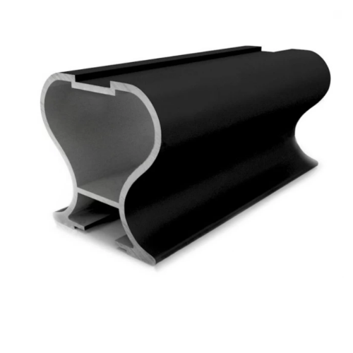 Профіль вертикальний Закритий - 5,1м - чорний (розпродаж)