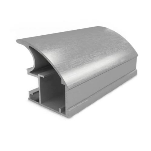 Профіль вертикальний ЛЮКС - 5,1м - срібло фактура, Elite