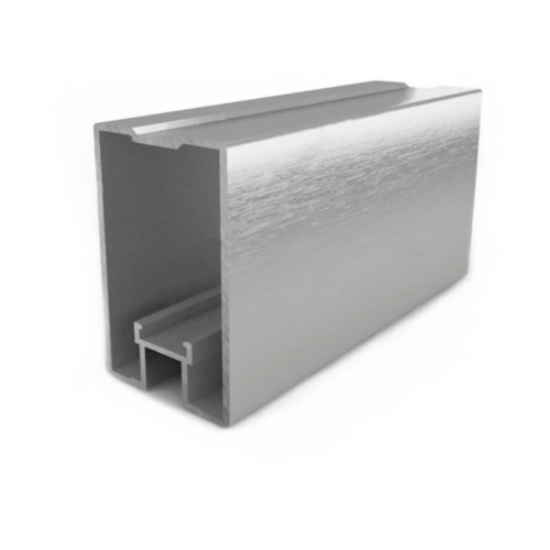 Профіль вертикальний QUADRO - 5,5м - срібло фактура, Elite