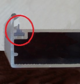 Ущільнювач д/проф.рам. Е-21 (прозорий)