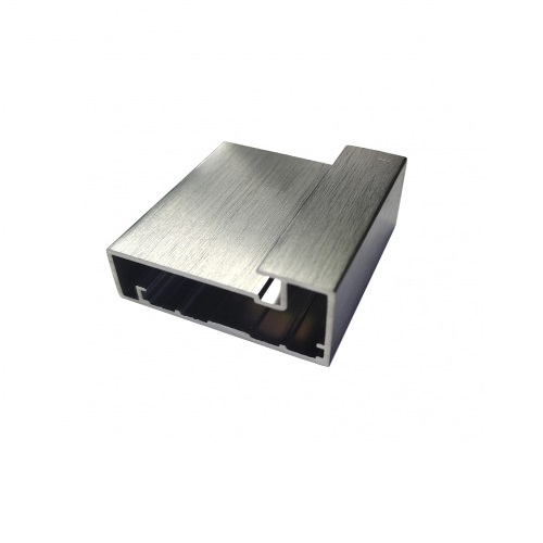 Профіль рамковий Е-4 L=5,0 м, графіт фактура, Elite