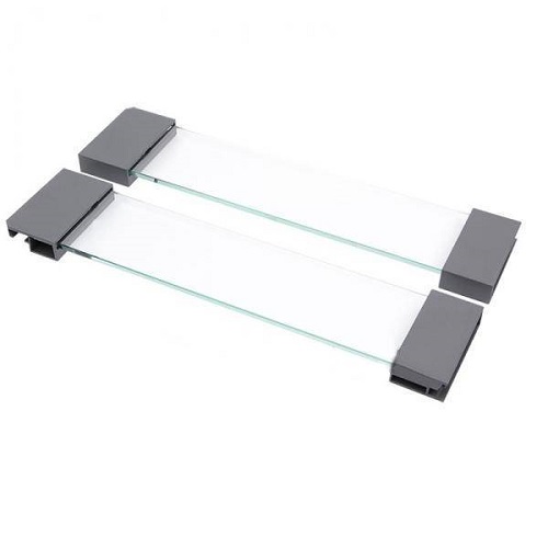 Комплект надставок на боковину DesignSide зі скла для InnoTech Atira, H144, NL470, антрацит