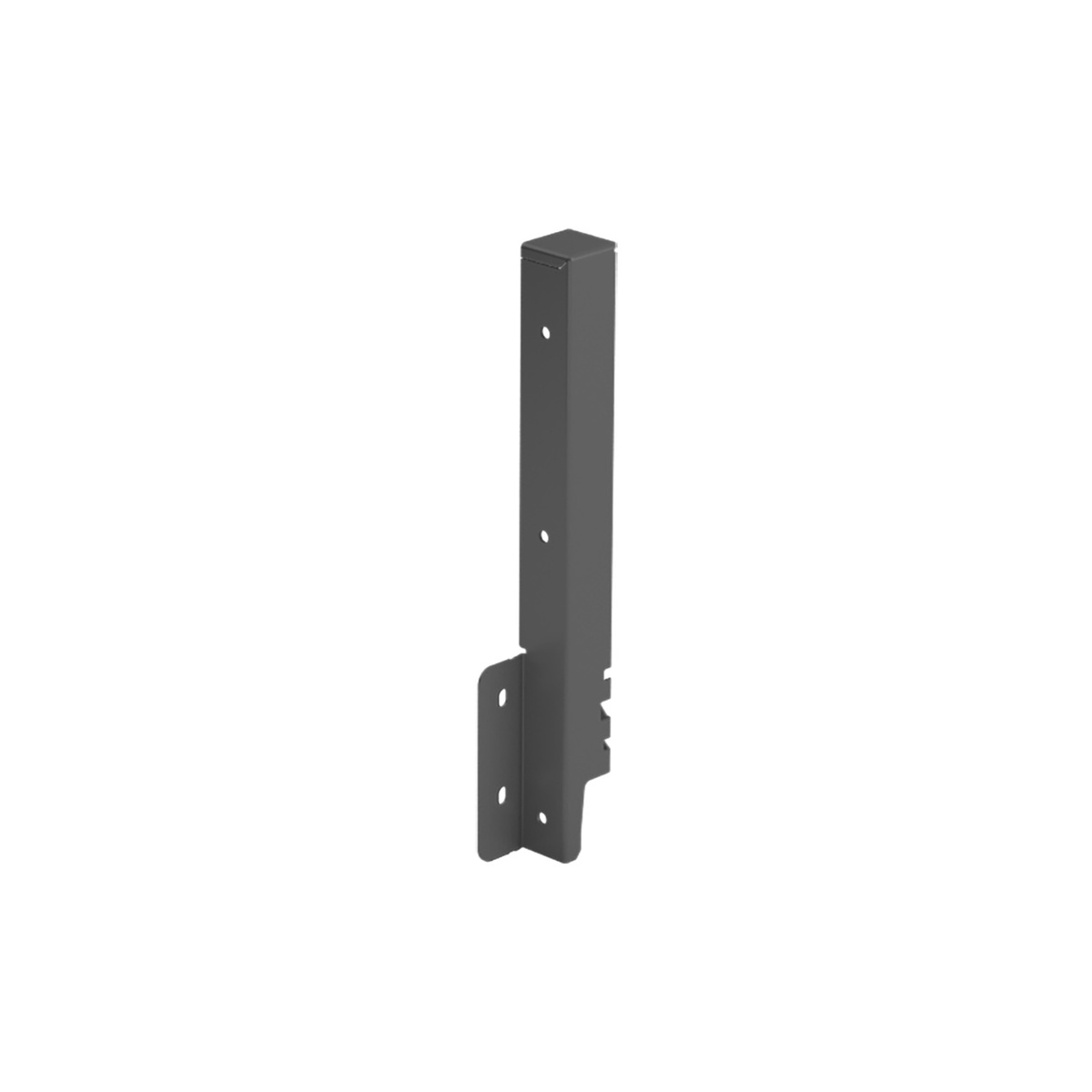 Кріплення задньої стінки ArciTech h=218 мм, антрацит, праве (9121856) Hettich