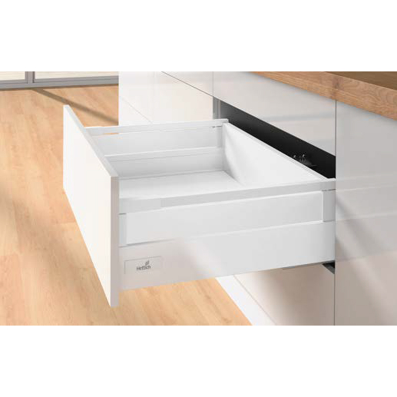 Комплект шухляди Atira H=144мм L=470мм TopSide метал, часткового висування, з дотягувачем, білий