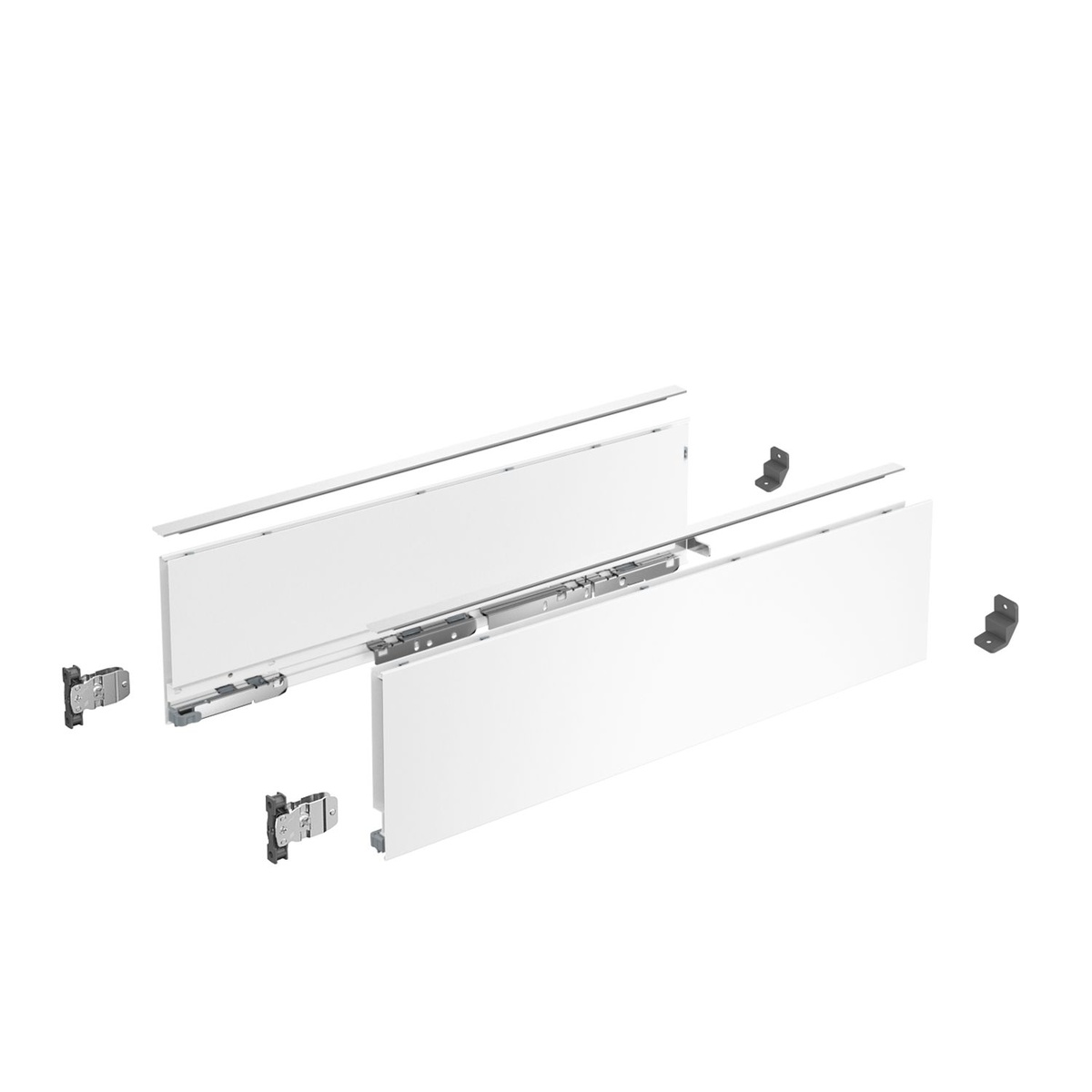 Комплект боковин AvanTech YOU, висота 139 мм, NL 450 мм, білий, з кріпленням (9255297) Hettich