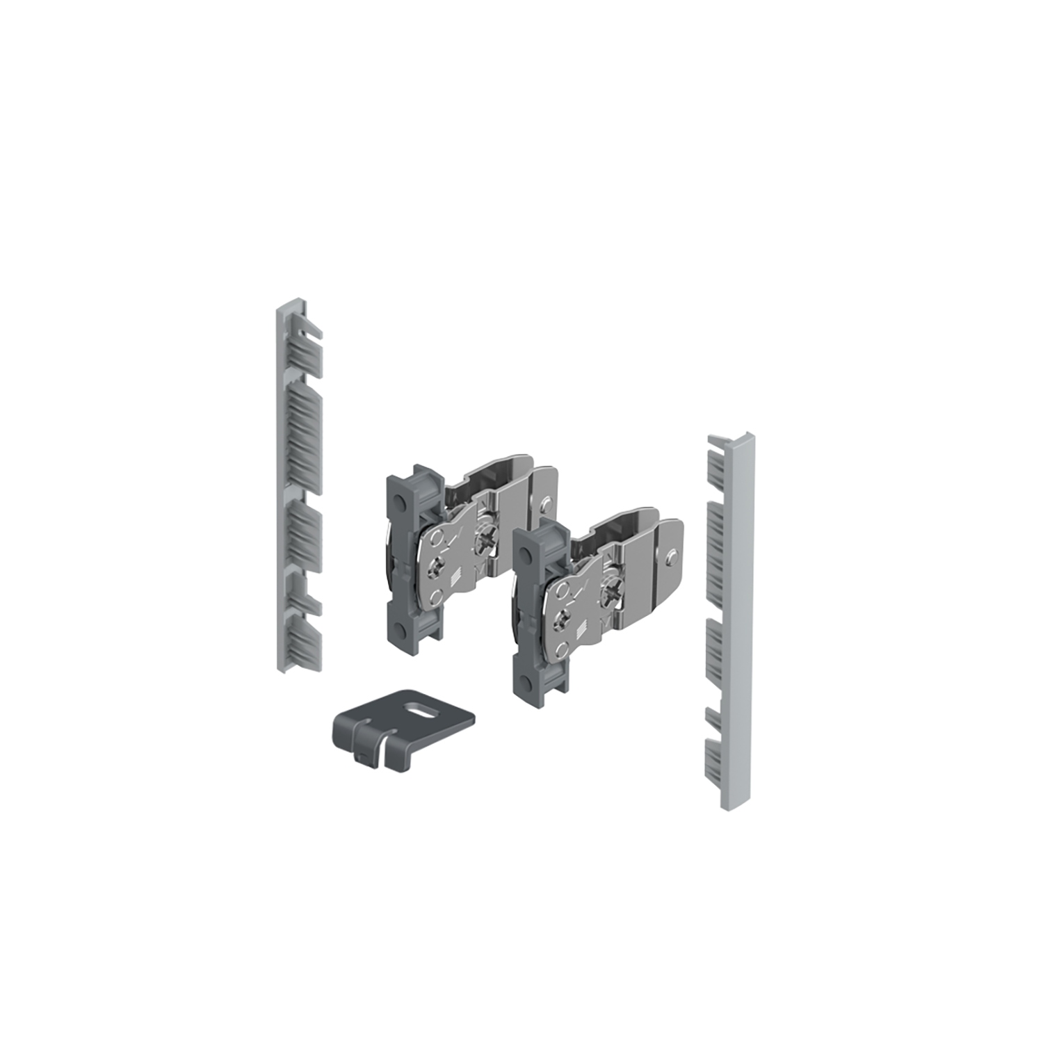 Кріплення передньої панелі AvanTech YOU, висота 101 мм, срібло (9257611) Hettich