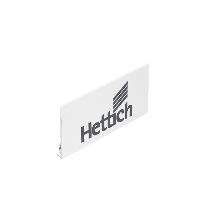 Заглушка з логотипом на шухляду AvanTech YOU, біла (9257704) Hettich