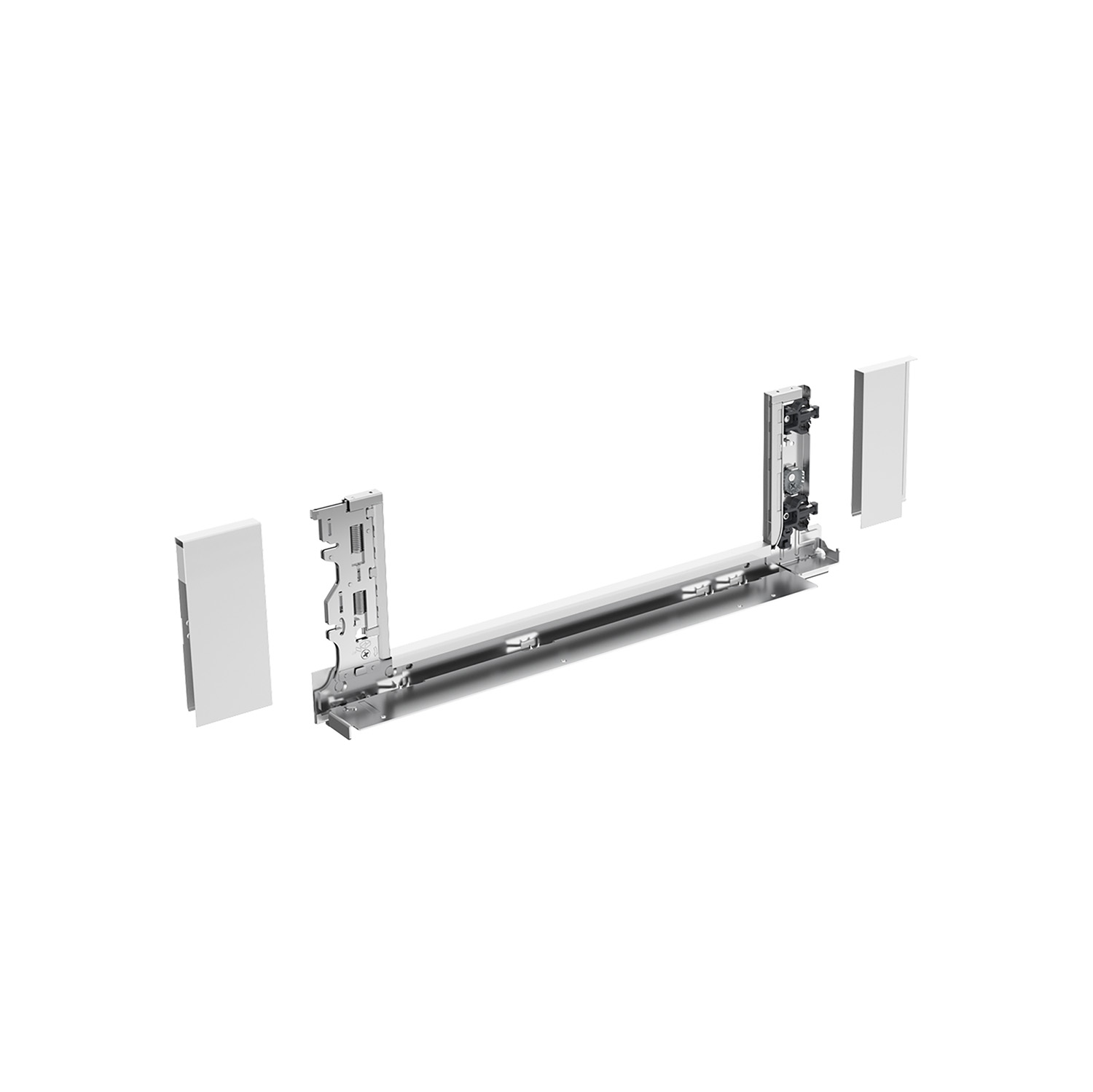 Боковина Inlay AvanTech YOU (під скло), висота 187 мм, NL 500 мм, білий, ліва (9257151) Hettich