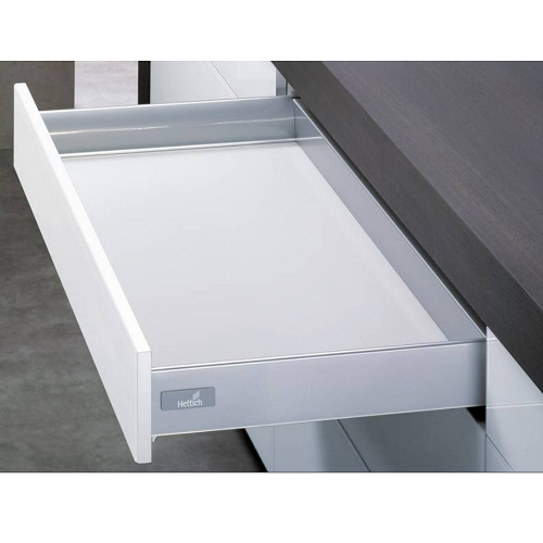 Х Шухляда InnoTech Сірий H70 L420 повного висування з функцією Push to open, EB=12,5 мм
