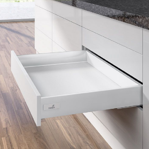 Х Шухляда InnoTech Білий H70 L470 часткового висування з дотягувачем, EB=12,5 мм