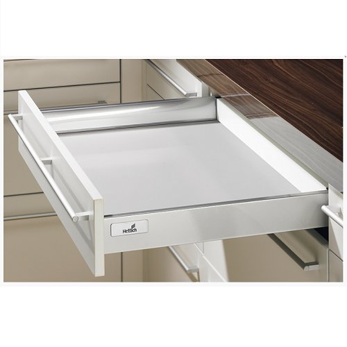 Х Шухляда InnoTech Нержавіюча сталь H70 L470 повного висування з дотягувачем, EB=10,5 мм