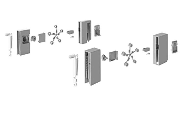 Комплект адаптерів DesignSide для InnoTech Atira, H144, сірий