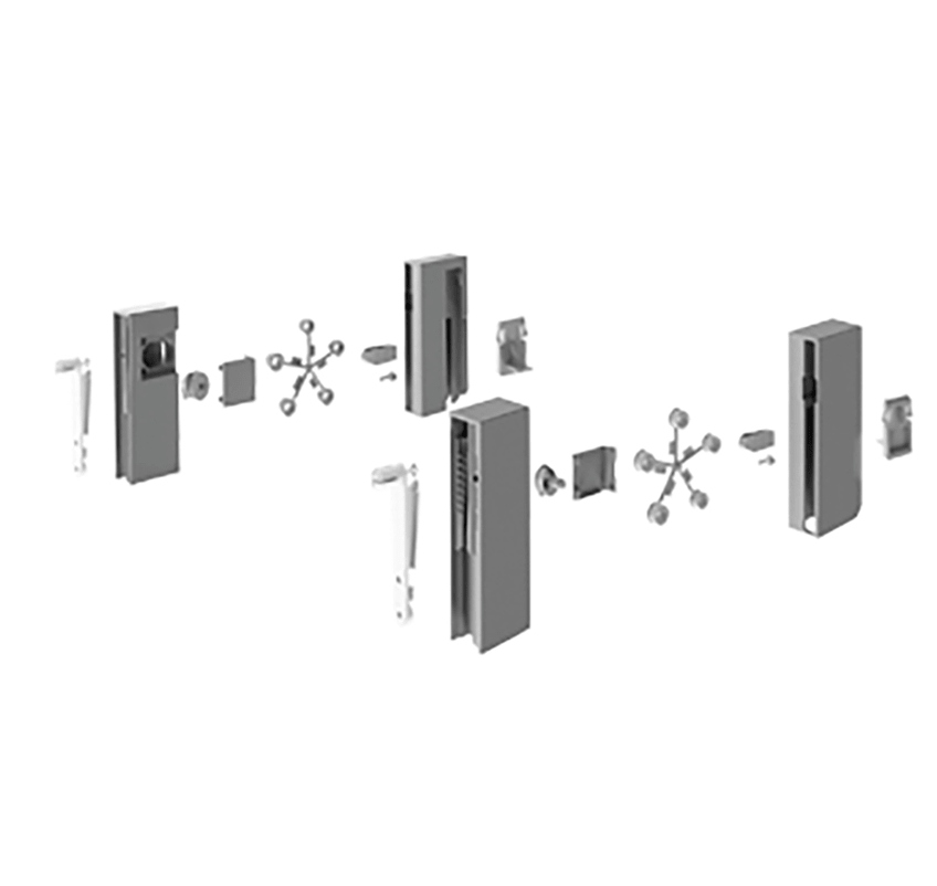 Комплект адаптерів DesignSide для InnoTech Atira, H176, антрацит
