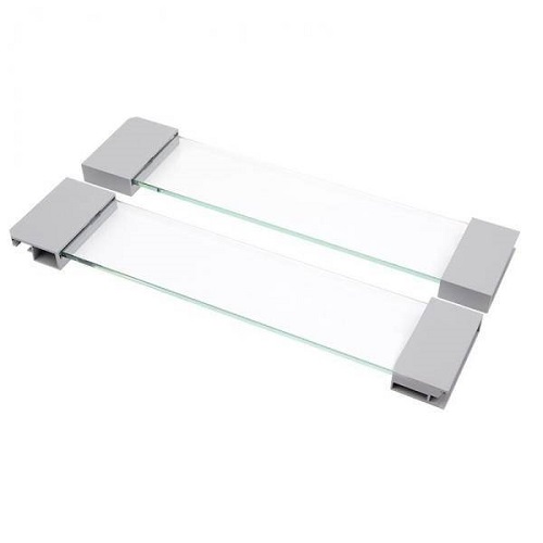 Комплект надставок на боковину DesignSide зі скла для InnoTech Atira, H144, NL520, сірий