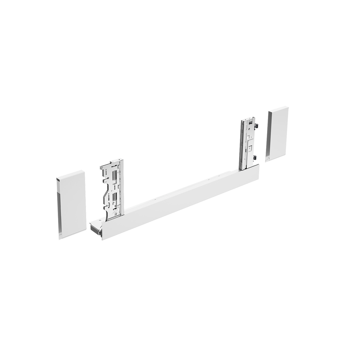 Боковина Inlay AvanTech YOU (під скло), висота 187 мм, NL 550 мм, білий, права (9257154) Hettich
