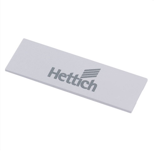 Заглушка Atira із логотипом, сіра (9194646) Hettich