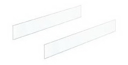 Комплект надставок TopSide для InnoTech Atira, H144, NL470, скло, прозорий