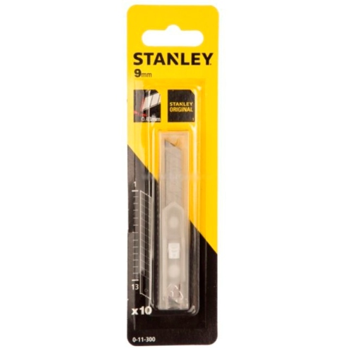 Лезо 9 мм з сегментами, що відламуються 10шт, Stanley