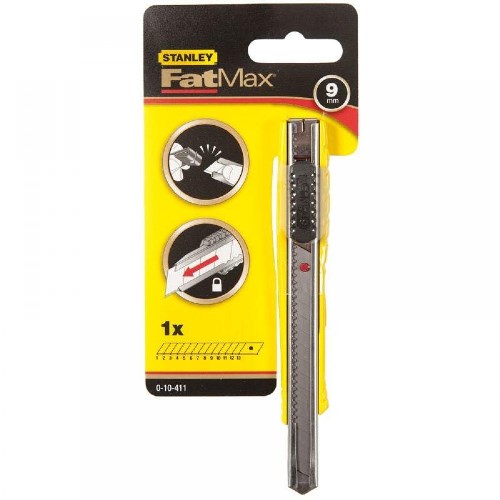 Ніж 9 мм сегментоване лезо 135 мм FatMax литий оцинков.корпус, Stanley