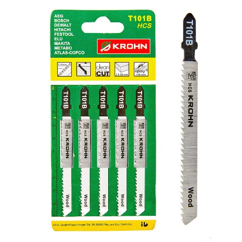 Пильне полотно для ел. лобзика T101B (5 шт)