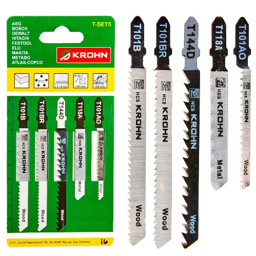 Пильне полотно для ел. лобзика TSET5 (5 шт)