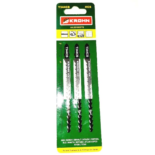 Пильне полотно для ел. лобзика T344CB (3 шт)
