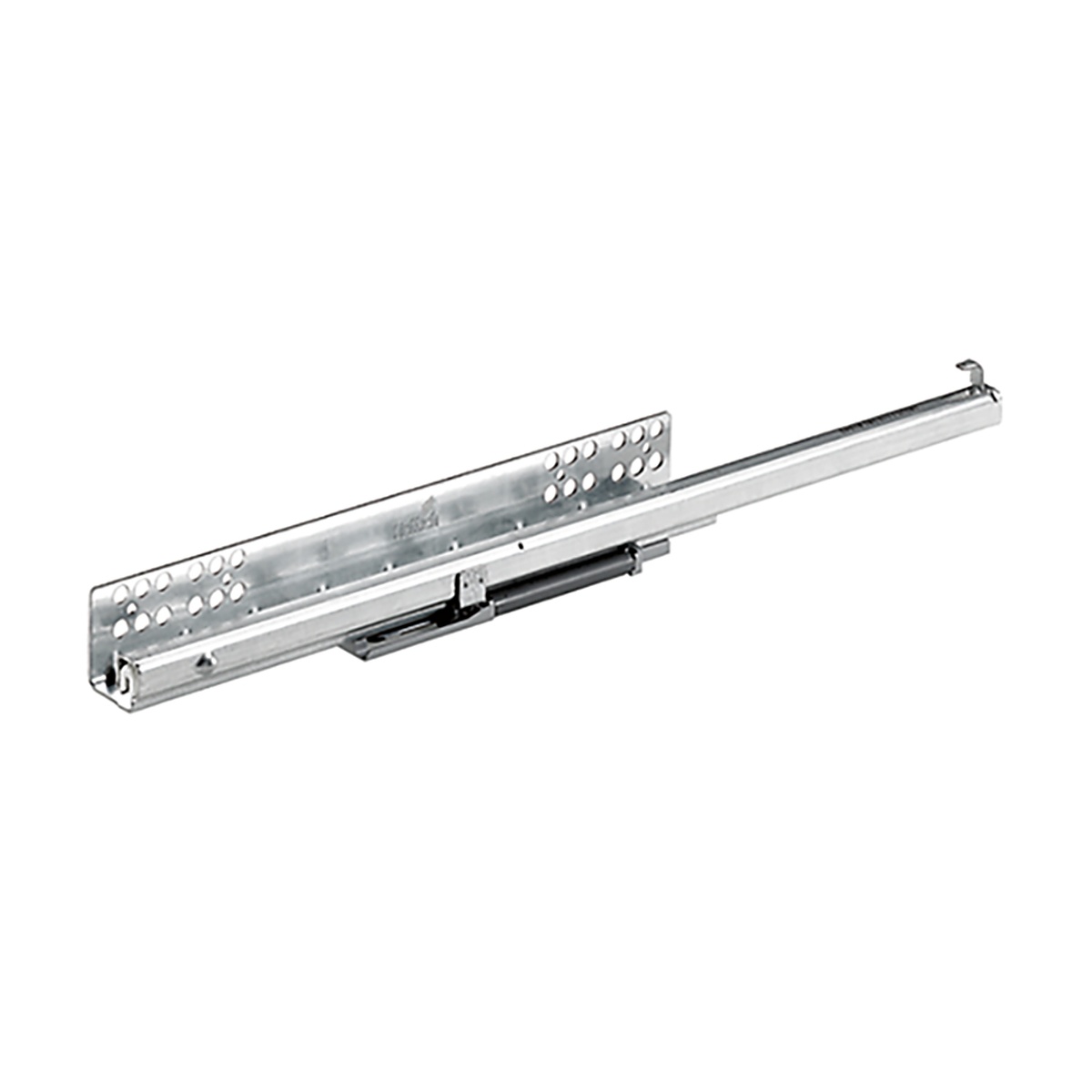 Напрямна Quadro 25 ч/в з демпфером Silent System, L-500 мм, EB=23 ДСП до 19 мм, ліва (9267410) Hettich