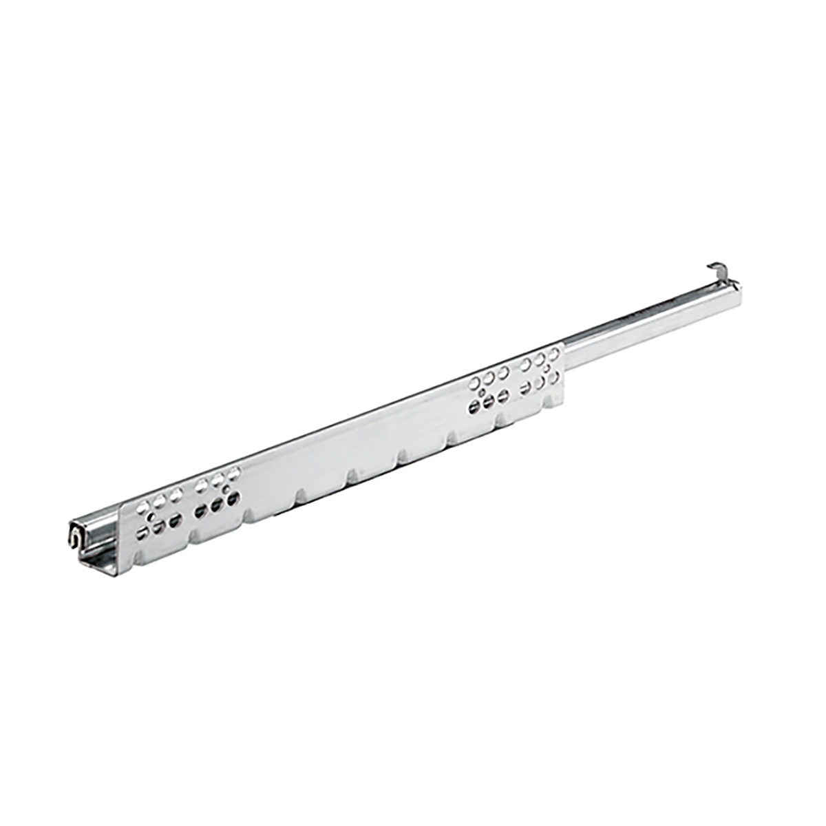 Напрямна Quadro 25 ч/в з демпфером Silent System, L-500 мм, EB=23 ДСП до 19 мм, права (9267411) Hettich