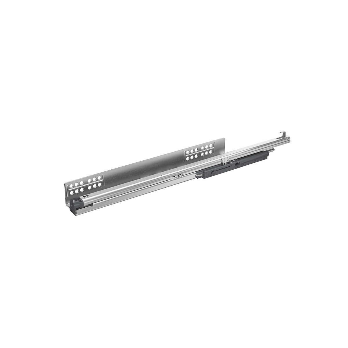 Напрямна Quadro V6 YOU з демпфером Silent System, L-500 мм, EB21, 30 кг, ліва (9256872) Hettich