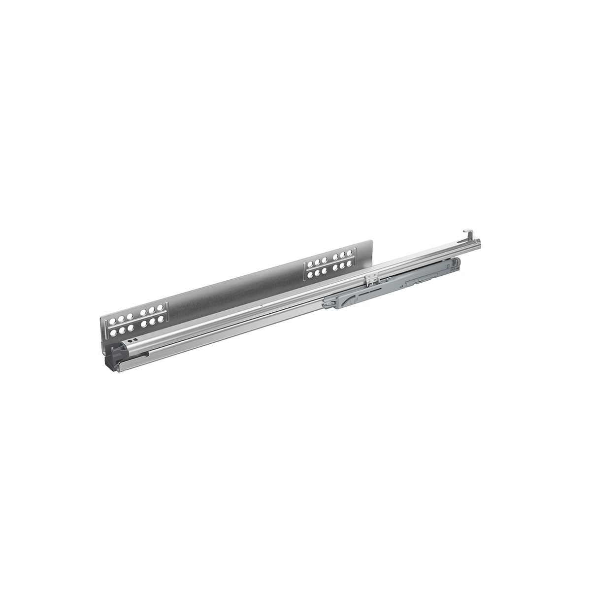 Напрямна Quadro V6 YOU з механізмом Push To Open, L-500 мм, EB21, 30 кг, ліва (9256917) Hettich