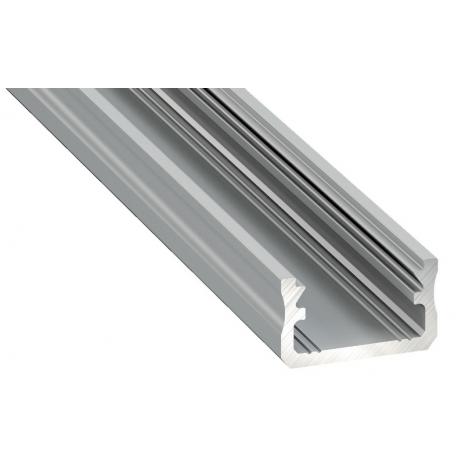 F3M Профіль д/стрічки LED накладний (L=4150 мм), сірий