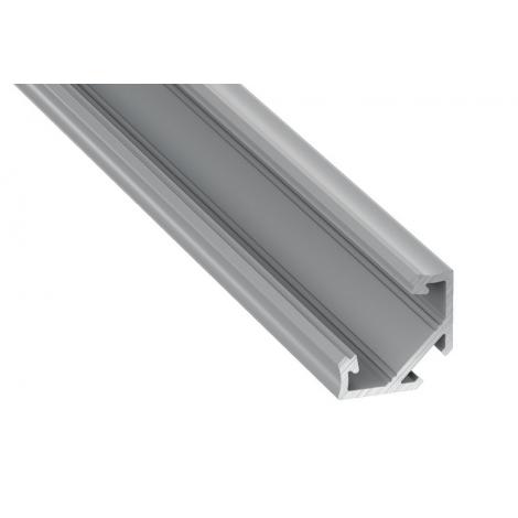 F3M Профіль д/стрічки LED кутовий (L=4150 мм), сірий
