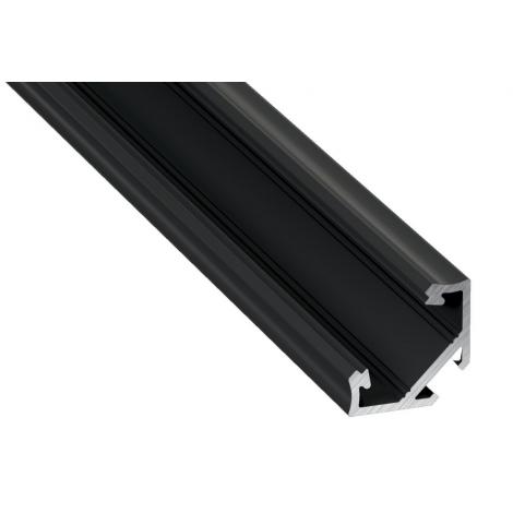 F3M Профіль д/стрічки LED кутовий (L=4150 мм), чорний