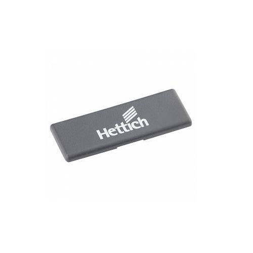 Заглушка Sensys на плече завіси 165°, з лого Hettich, пластик, антрацит (9099871)