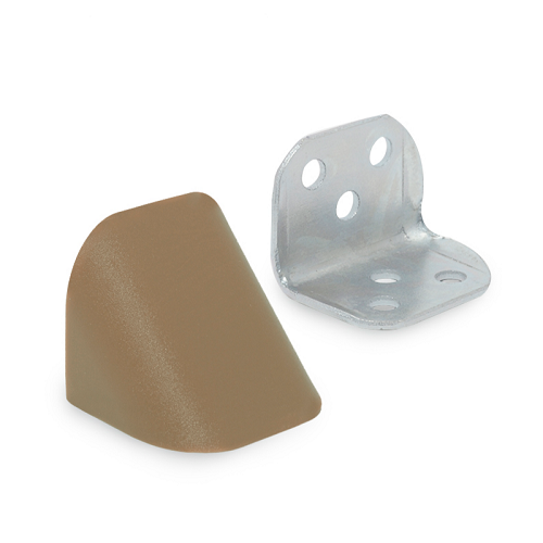 L Куточок подвійний метал/пластик, дуб рустикаль